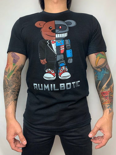 RUMILBOTIC Ruly Emil Unisex Charcoal Gray T-Shirt