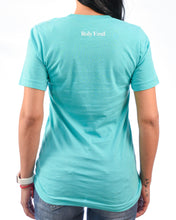 Load image into Gallery viewer, DJ Bear Ruly Emil Unisex Turquoise T-Shirt