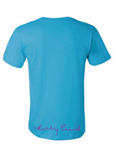 Load image into Gallery viewer, Monkey Punk Ruly Emil Unisex Turquoise T-shirt