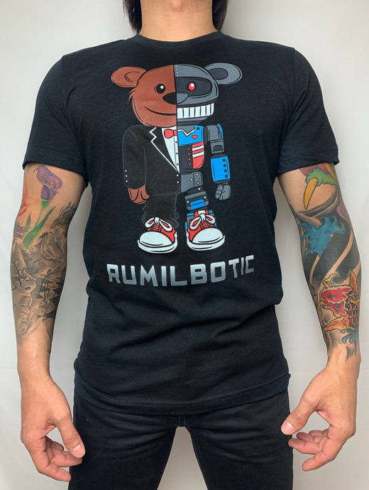 RUMILBOTIC Ruly Emil Unisex Charcoal Gray T-Shirt