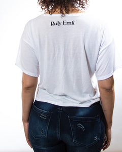White Ruly Emil Logo Comfy Tee